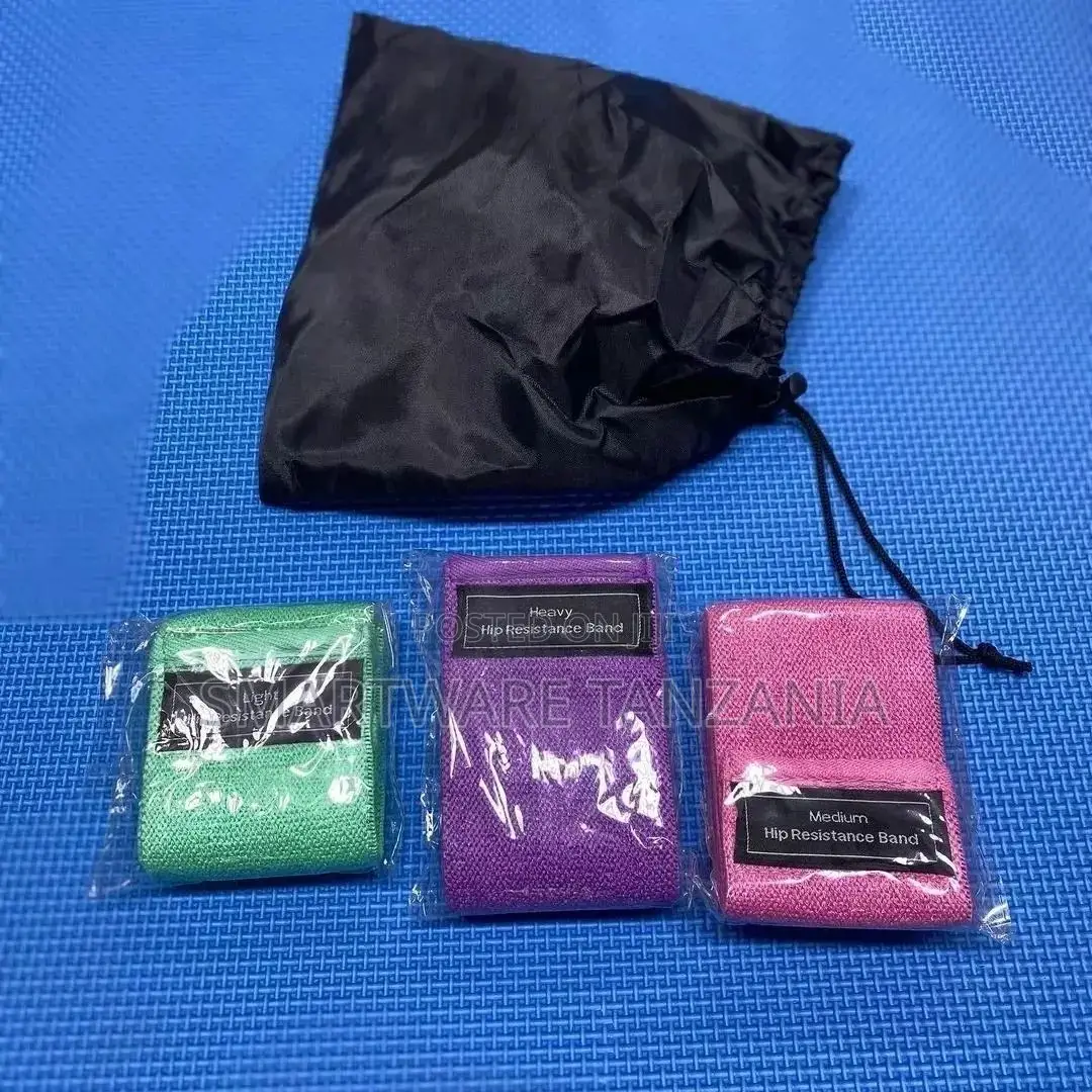 Fabric Hip Bands 3 Sets, Resistance Bands For Legs And Butt