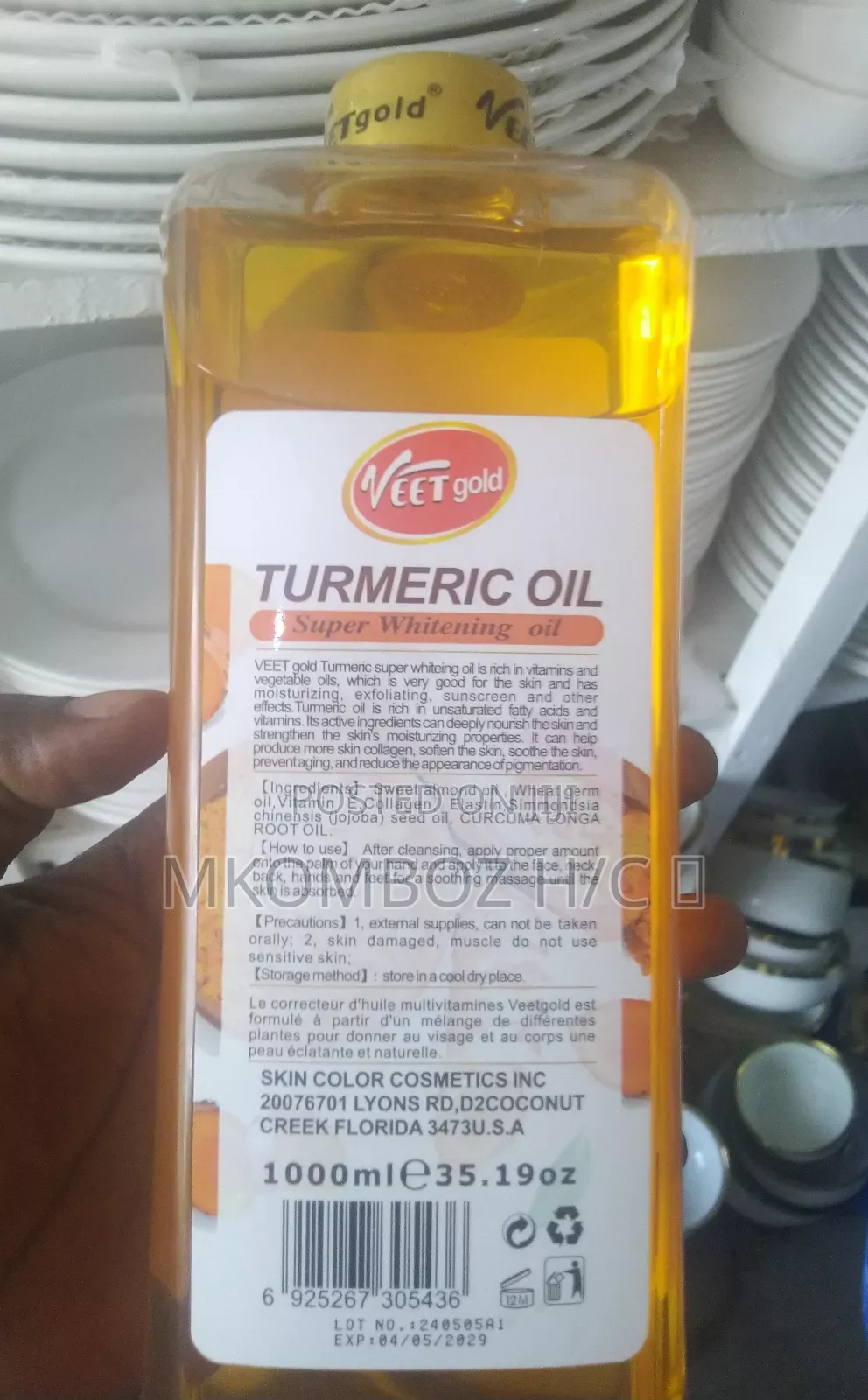 Turmeric Super Whitening Oil,