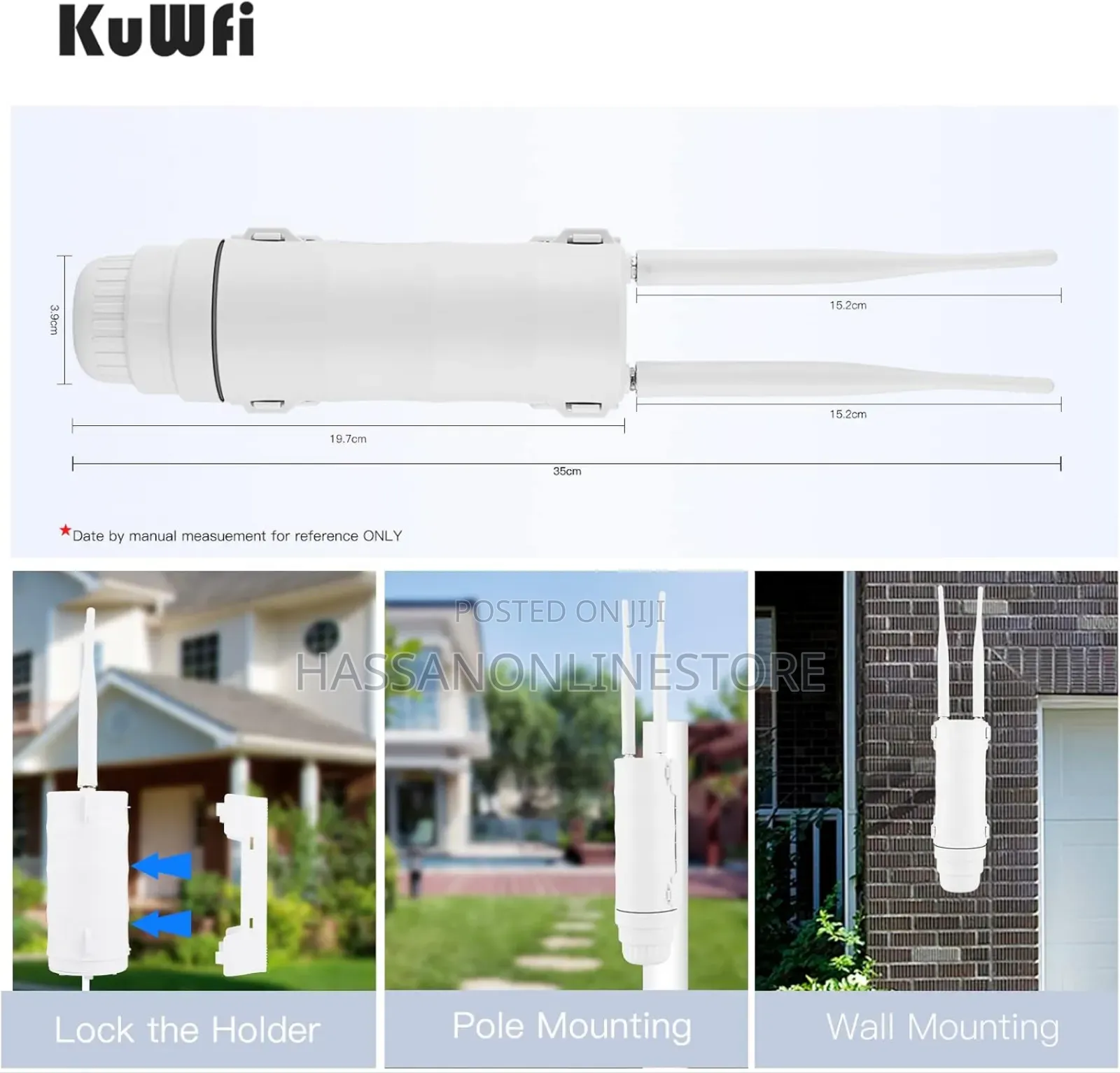 Kuwfi 4G LTE Outdoor Router With SIM Card Slot CPF909