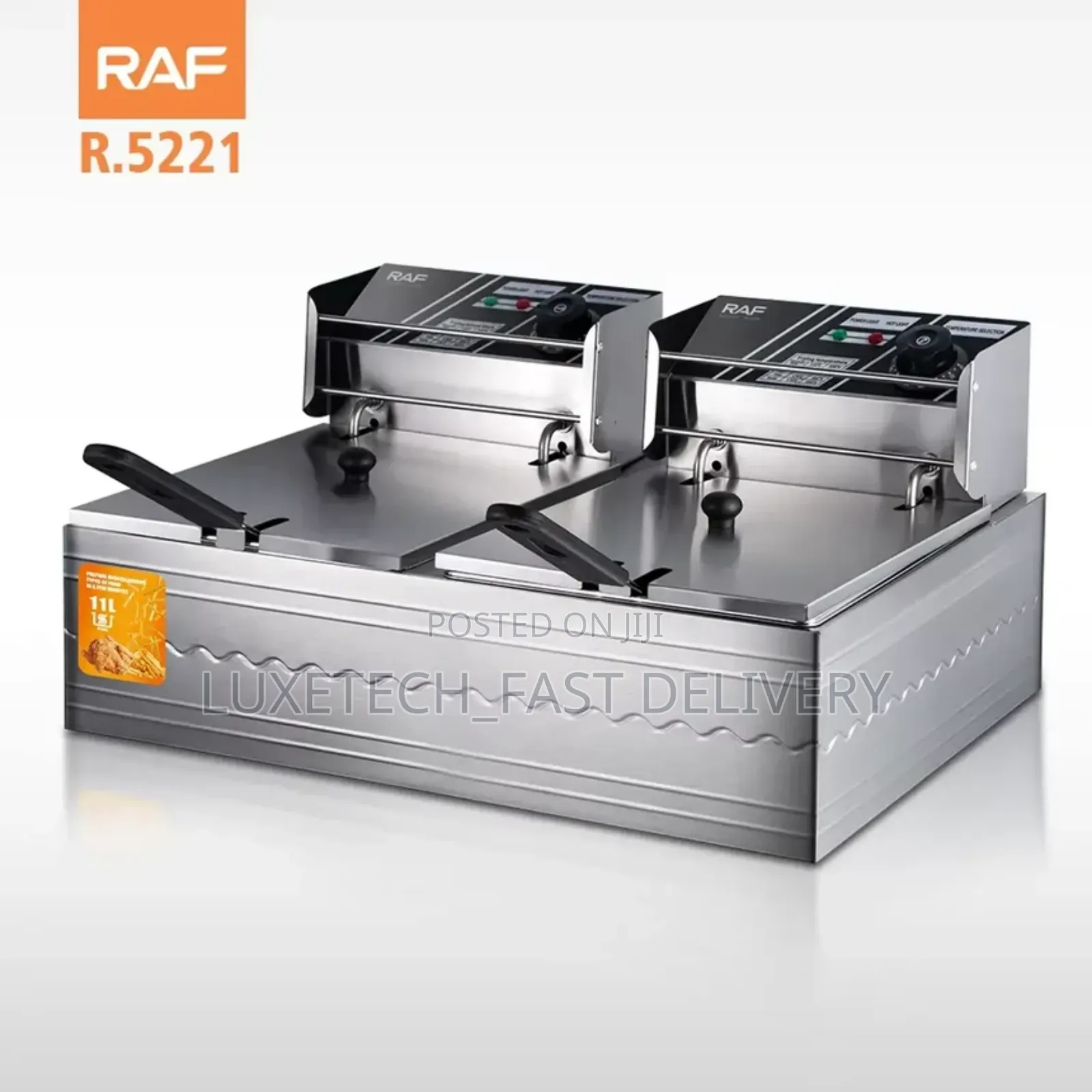 Raf Deep Fryer Double 5.5L+5.5L