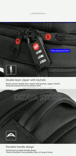 Backpack Bag Waterproof , Anti Theft