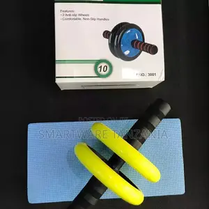Abdominal Trainer Wheel Roller With Knee Mat