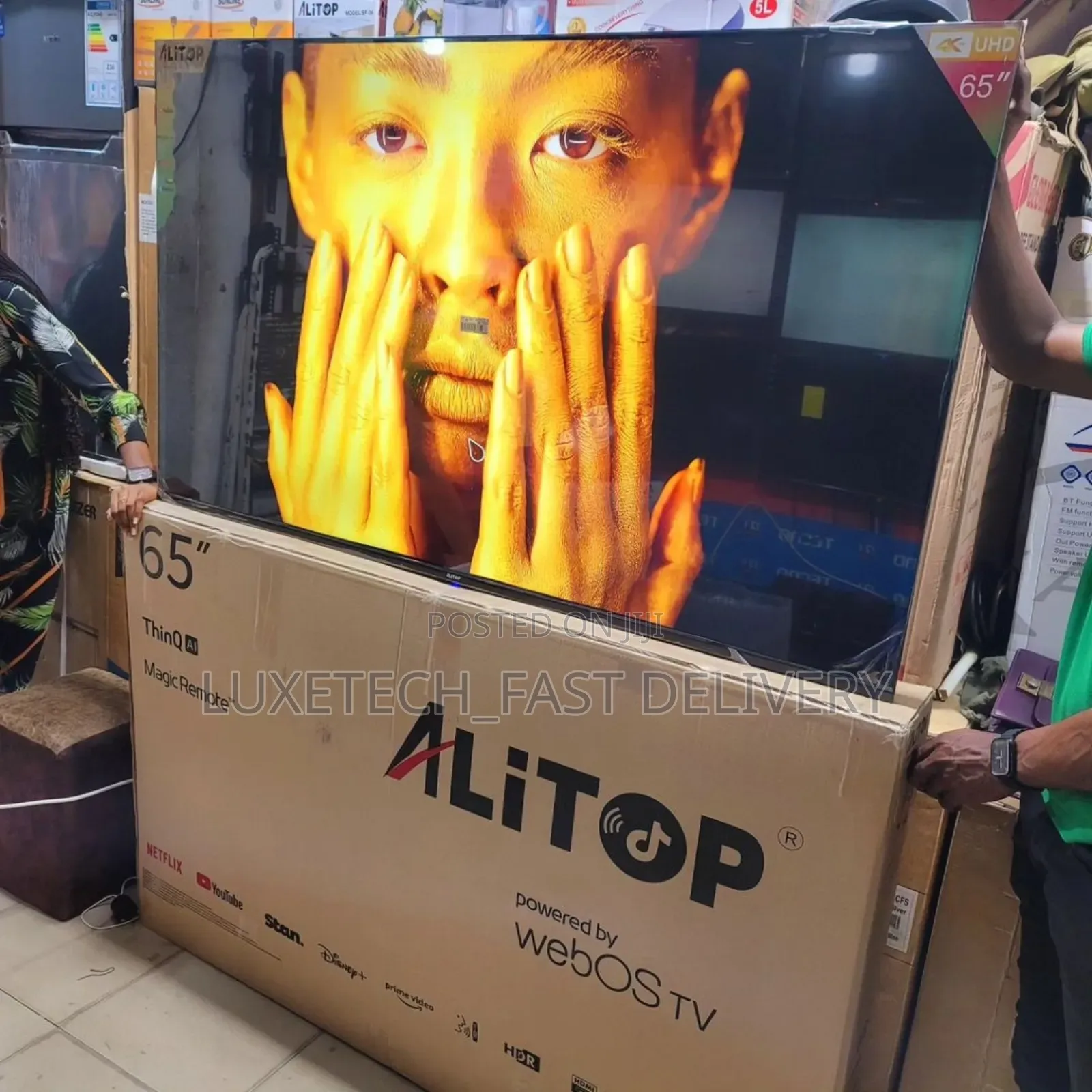 Alitop 65" Smart Uhd TV Webos