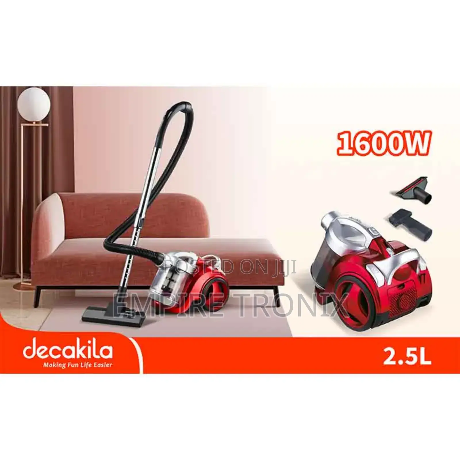 Decakila Vacuum Cleaner 1600W