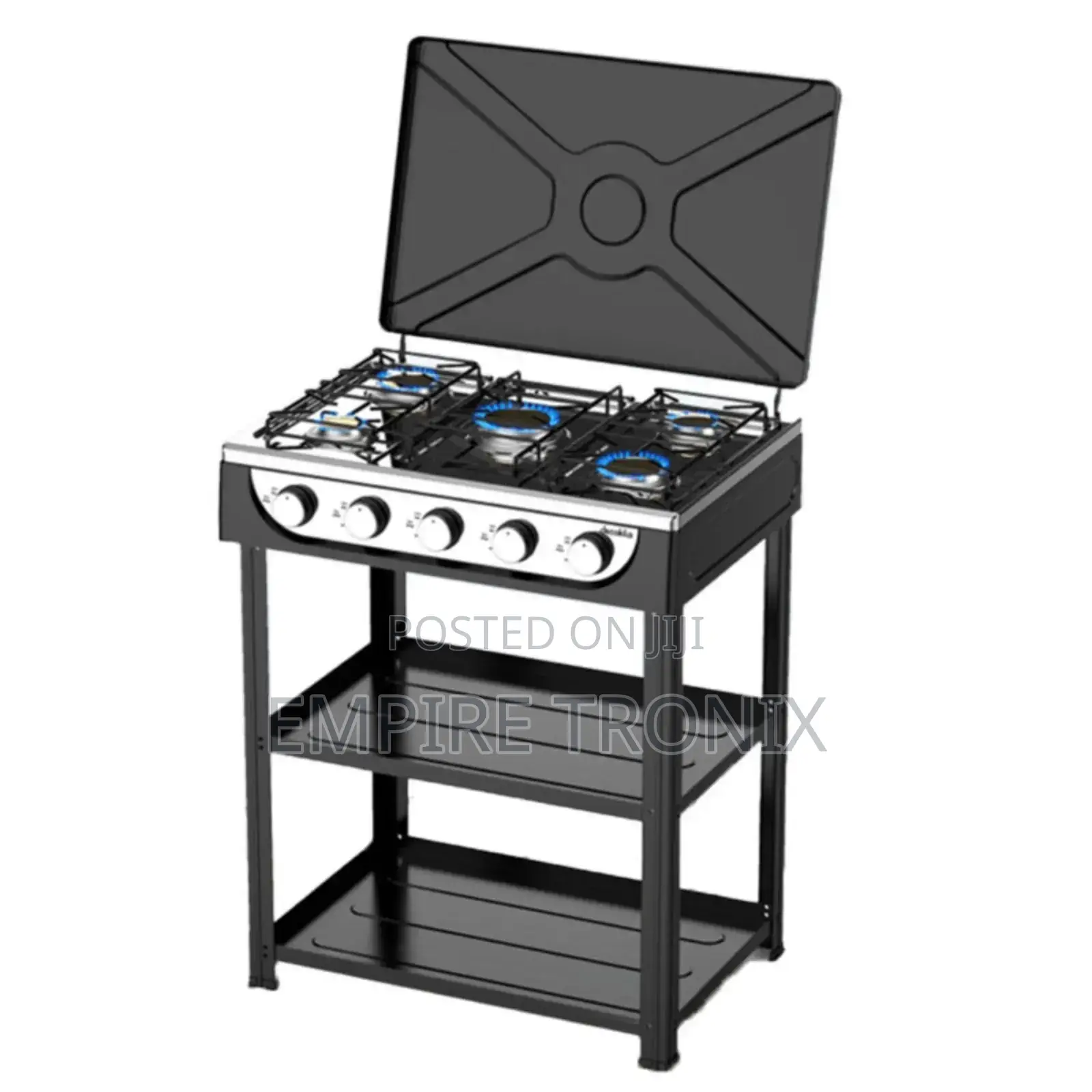 Decakila Gas Cooker 5 Gas Burner With Shelf