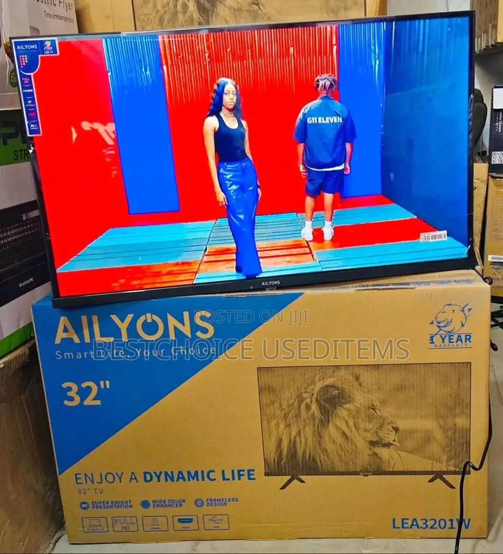 Tv Inch 32 Allyons Used Kama Mpya Kila Kitu Kipo Bei T