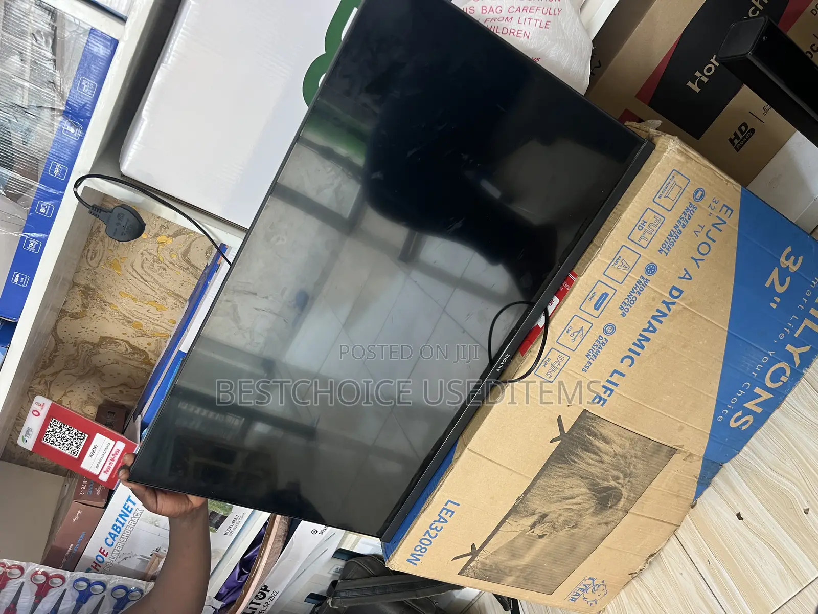 Tv Inch 32 Allyons Used Kama Mpya Kila Kitu Kipo Bei T