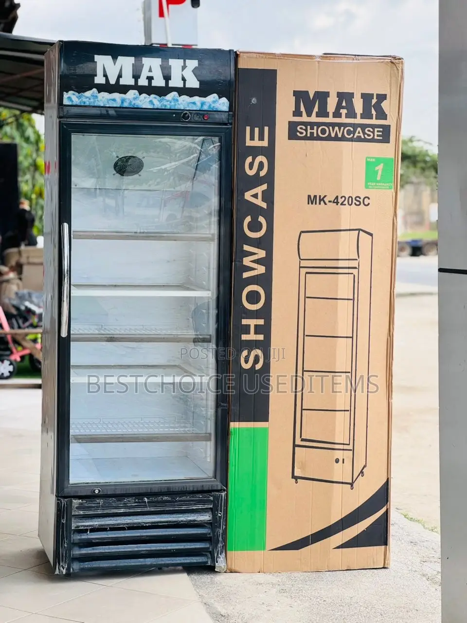 Mak Display Fridge Lita 370 Mpyaa Kabisaa Na Warranty Yake I