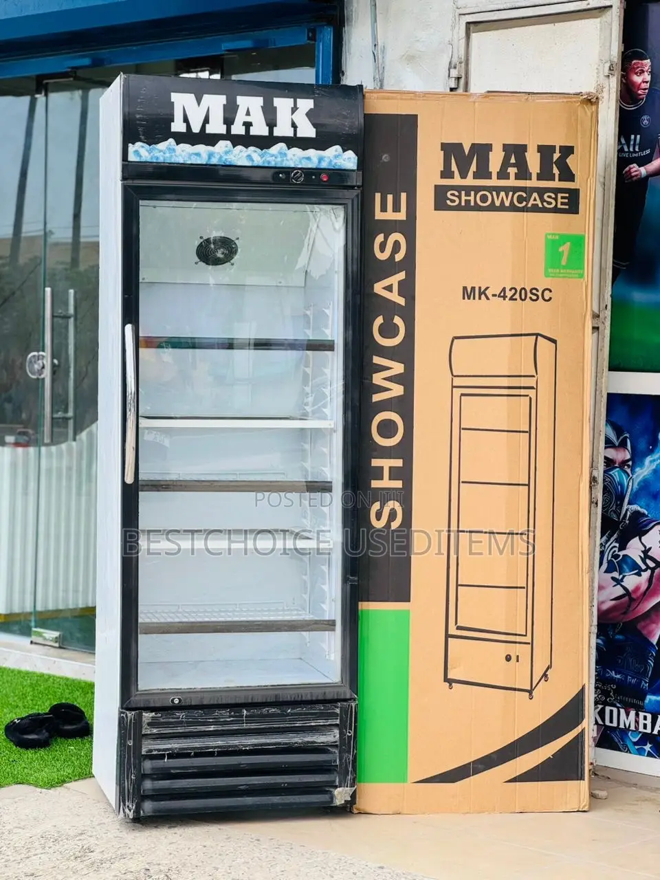 Mak Display Fridge Lita 370 Mpyaa Kabisaa Na Warranty Yake I