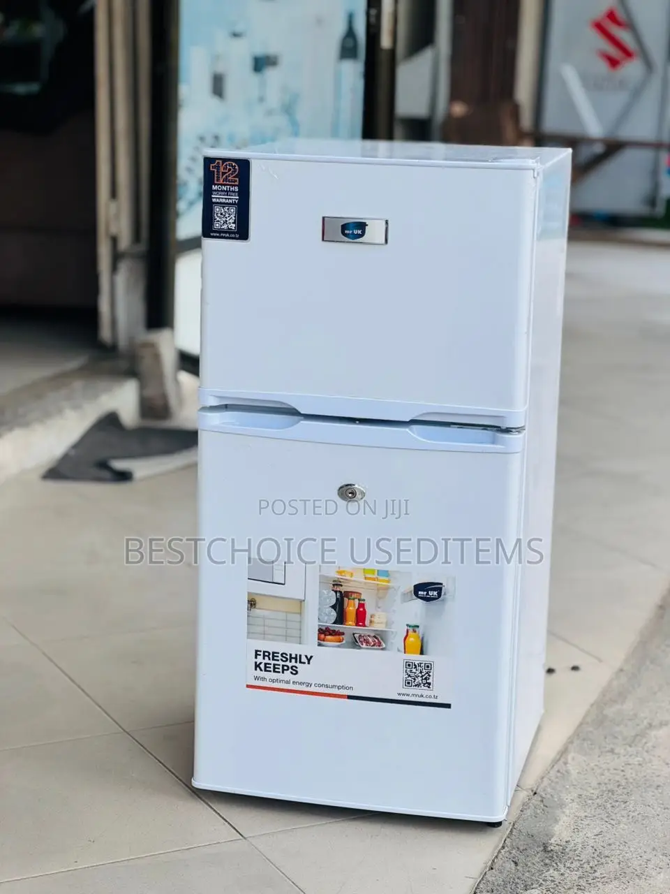 Friji Milango Miwili Campuni Ya Boss Lita 100 Used