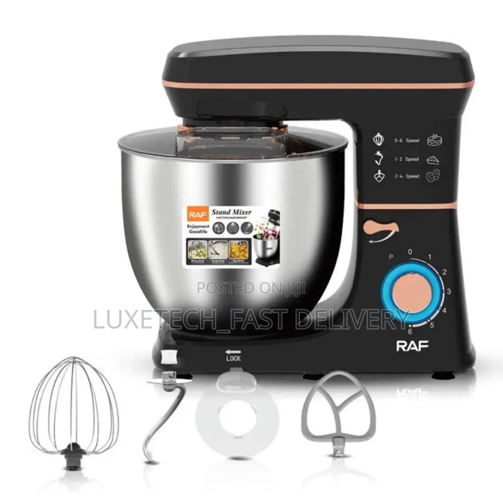 RAF 12L Stand Mixer 3 in 1 Dough Mixer