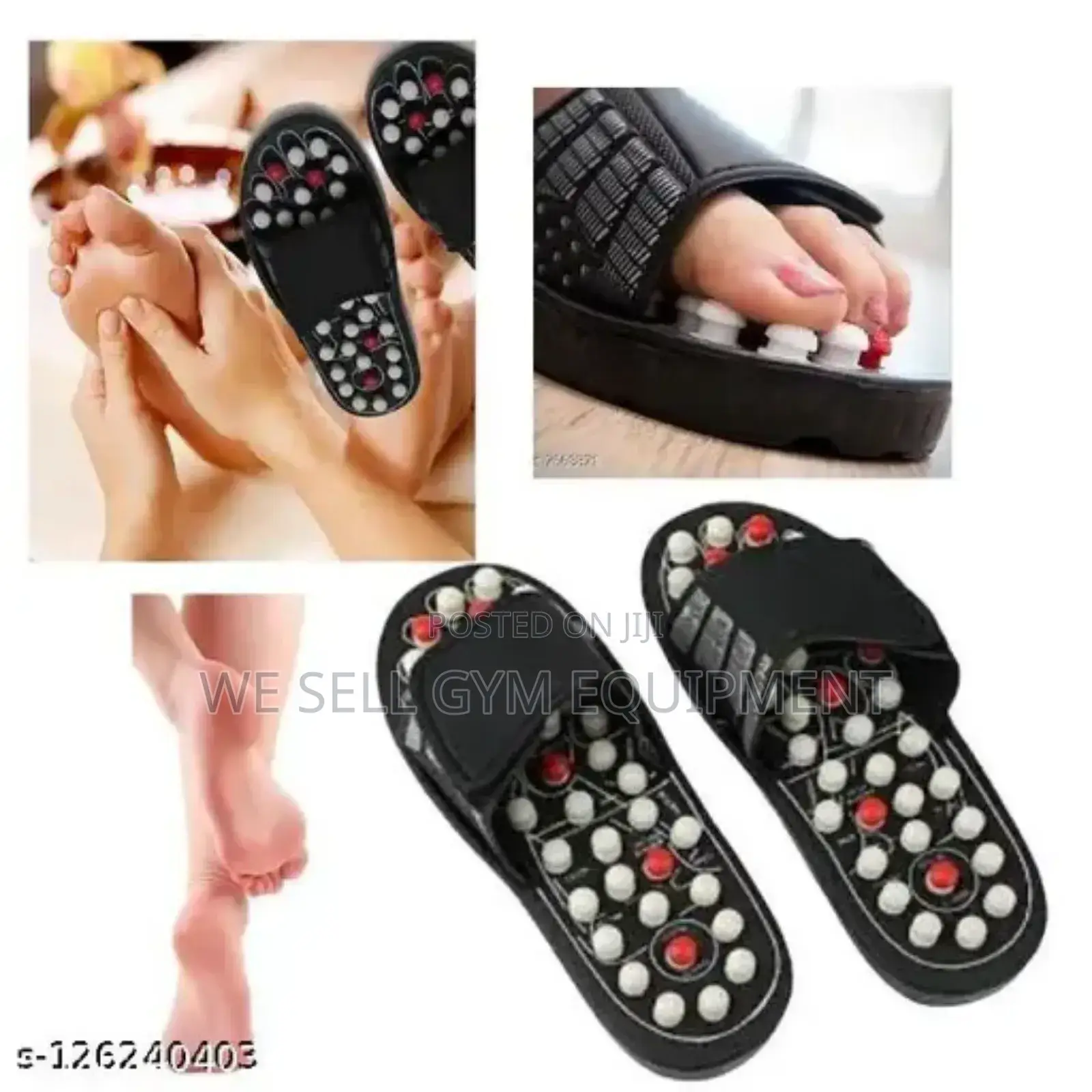 Stone Foot Massage Slippers