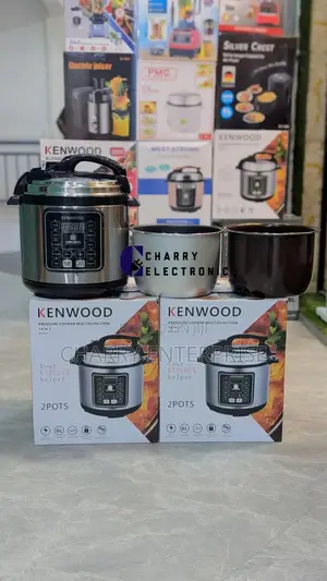 KENWOOD 10 in 1 Multifunction Pressure Cooker With 2 Pots 6L