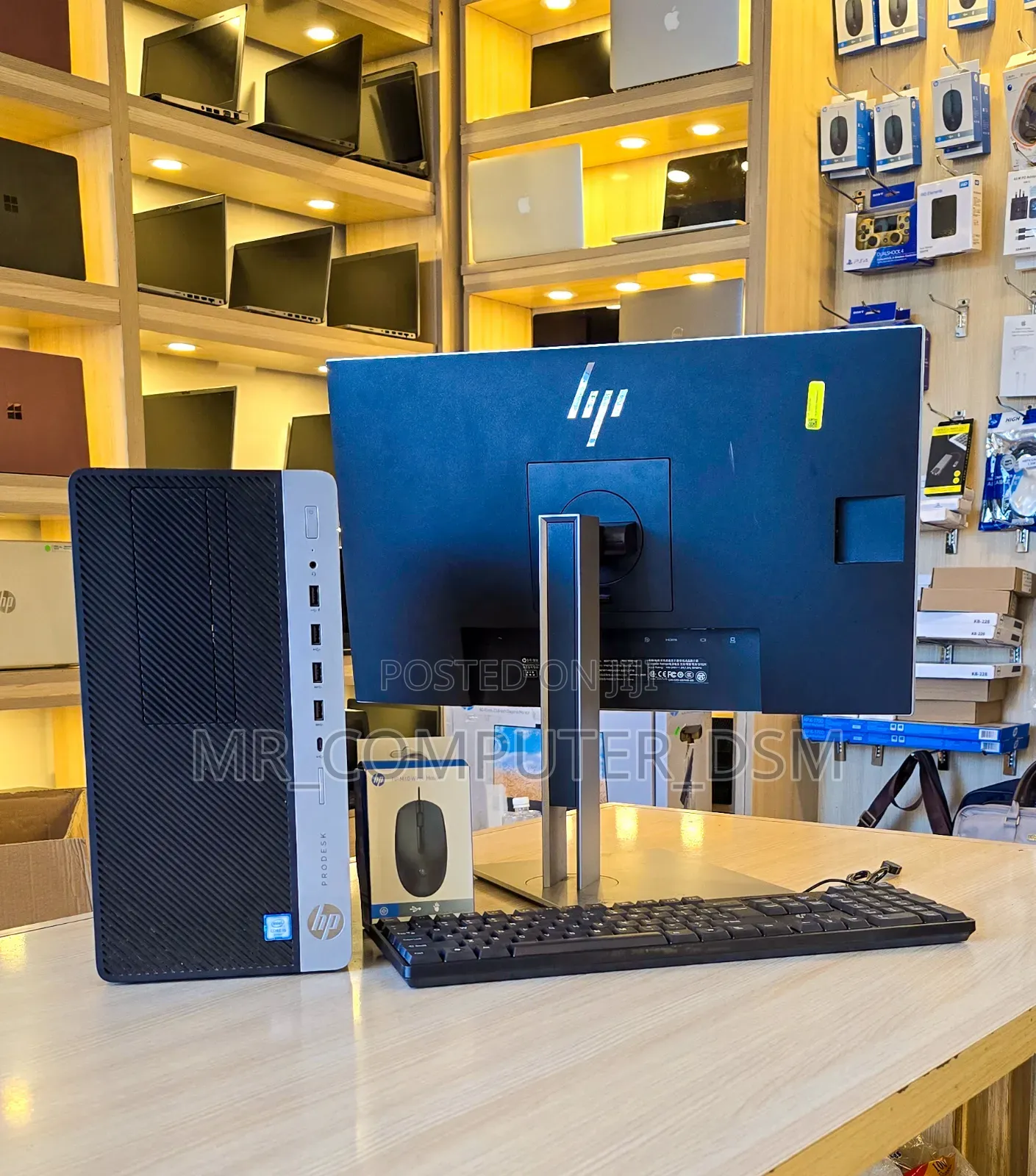Hp Prodesk With 24inch