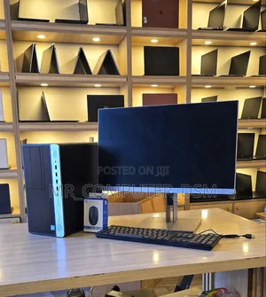 Hp Prodesk With 24inch