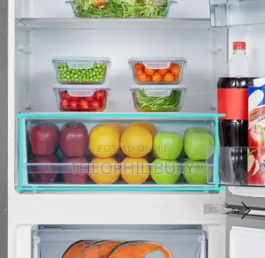 Hisense 350L White/Blue Double Door Fridge Dispenser H450BDB