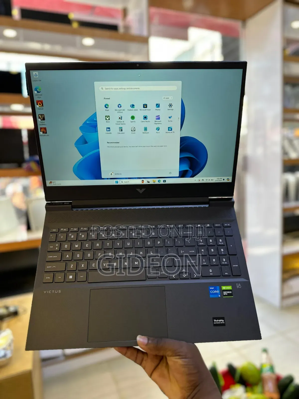 New Laptop HP Victus 16 16GB Intel Core I5 SSD 512GB