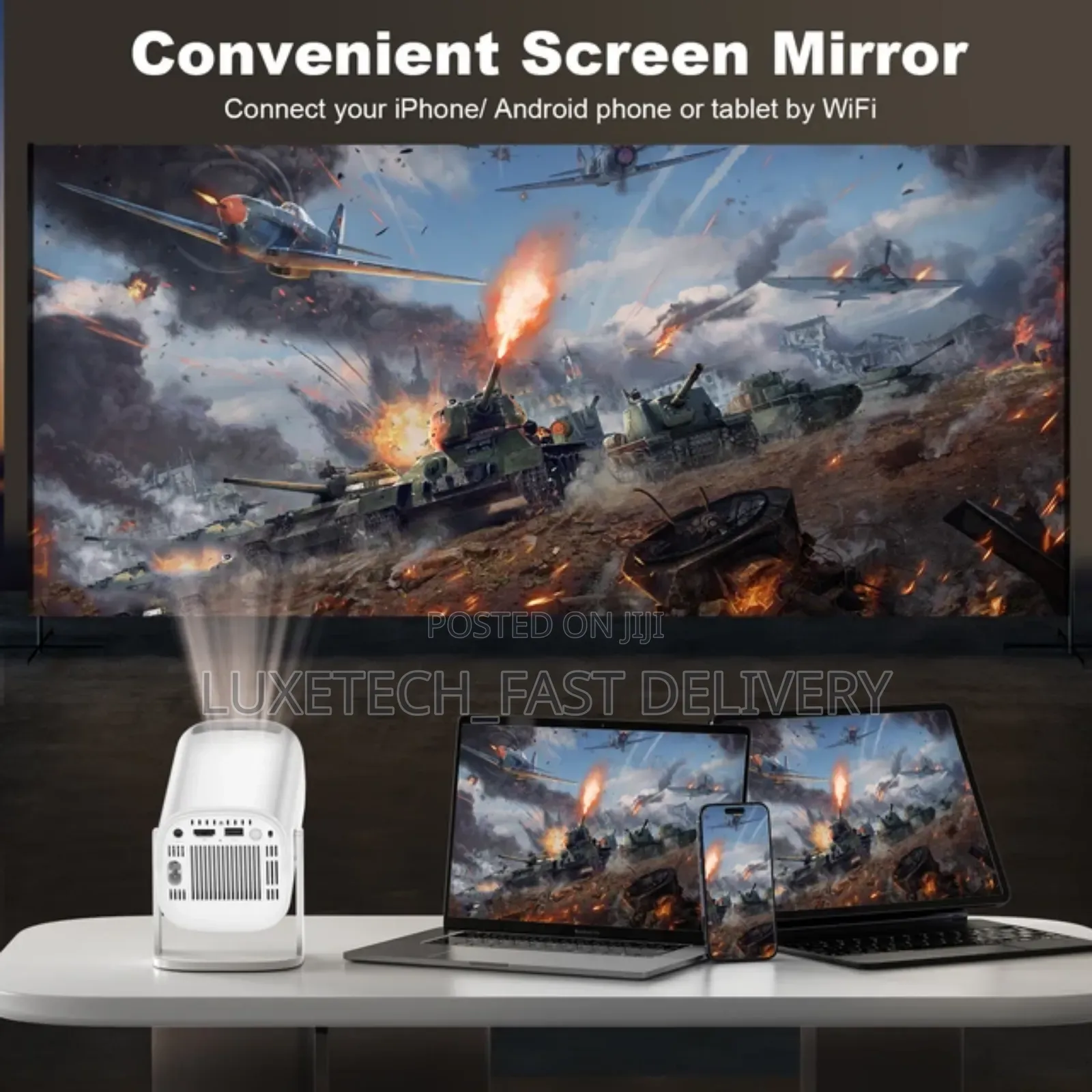 Smart Mini Projector P30 Android 11