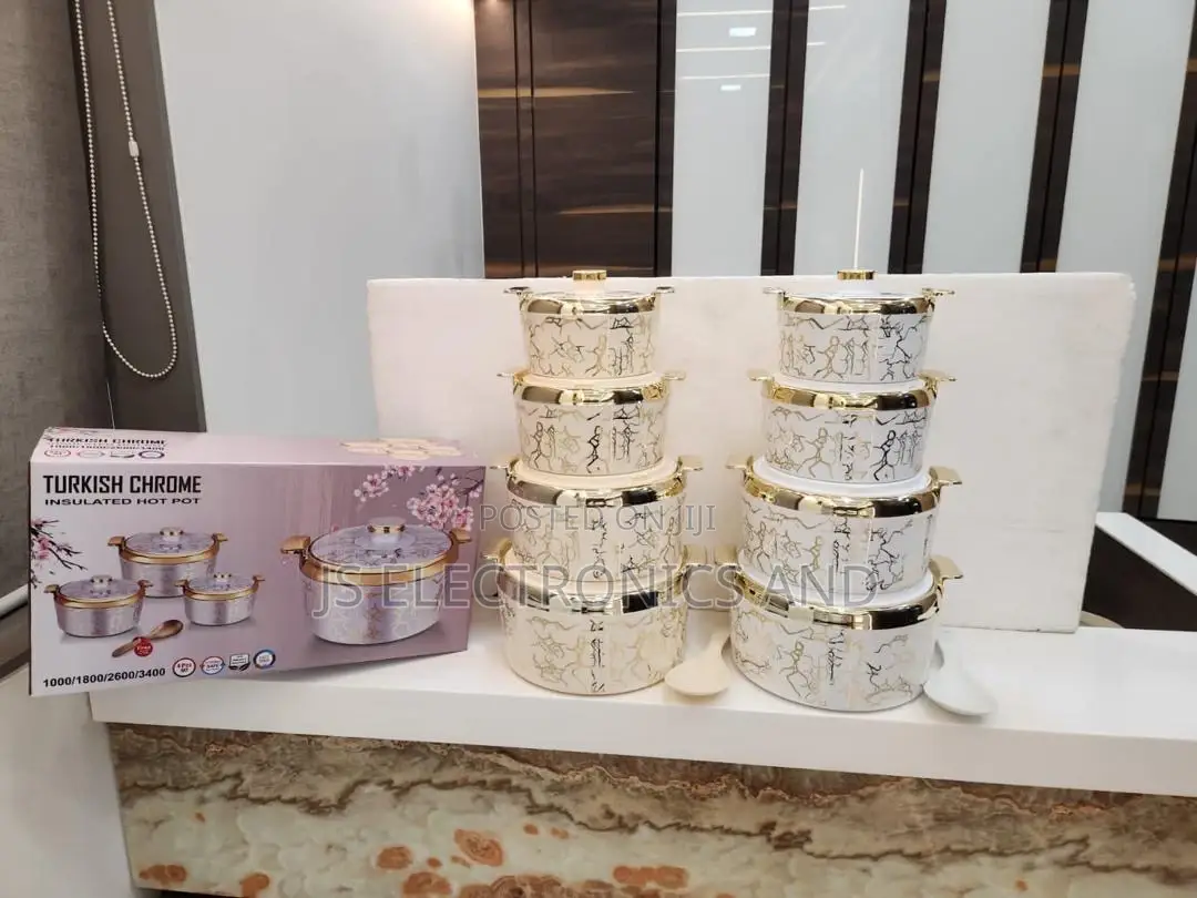 Turkish Crome Hotpot Set 1