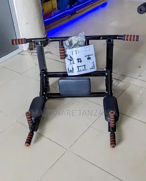 Dip Station With Pull-up Bar For Wall Mounting - Pull Up Bar