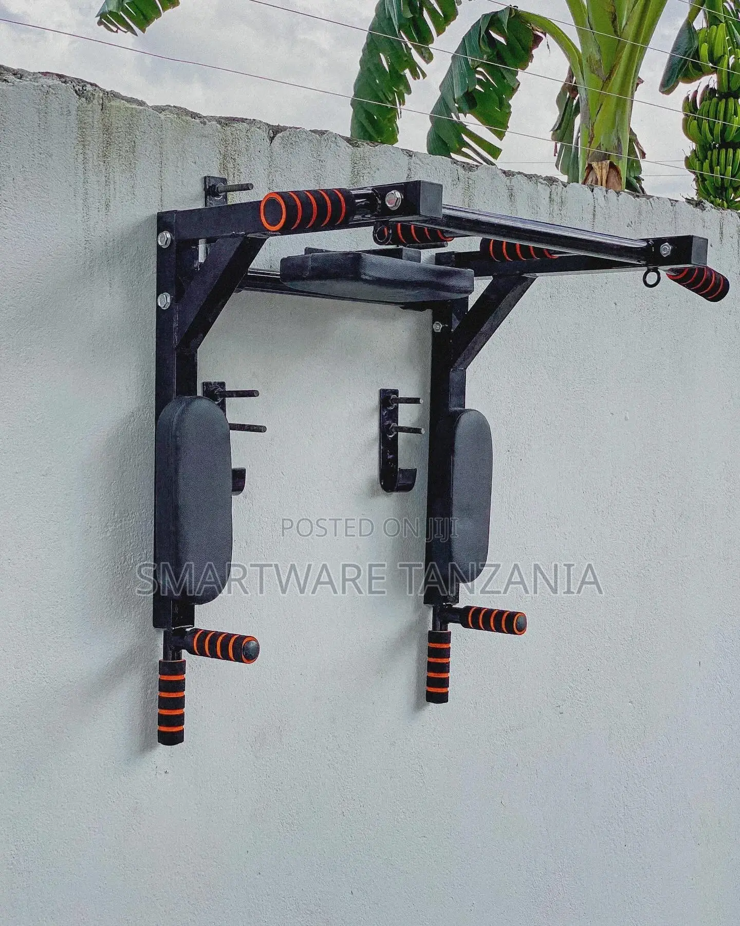 Wall Mount Multi-handle Pull-up Bar Wall Mounted Dip Station