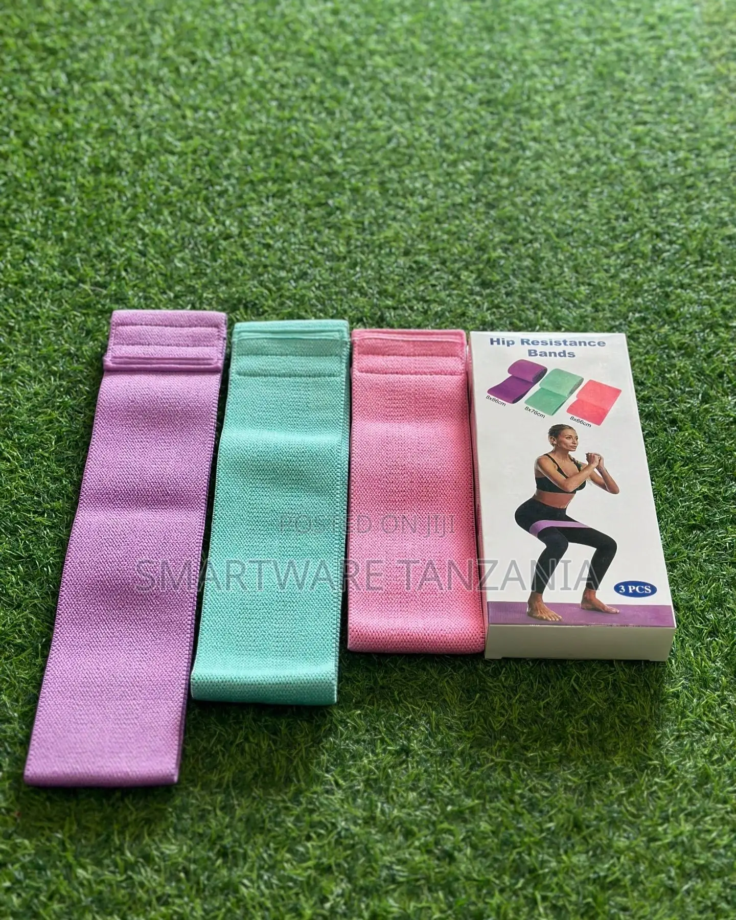 Elastic Exercise Bands Set For Stretching, Strength Training