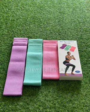 Elastic Exercise Bands Set For Stretching, Strength Training