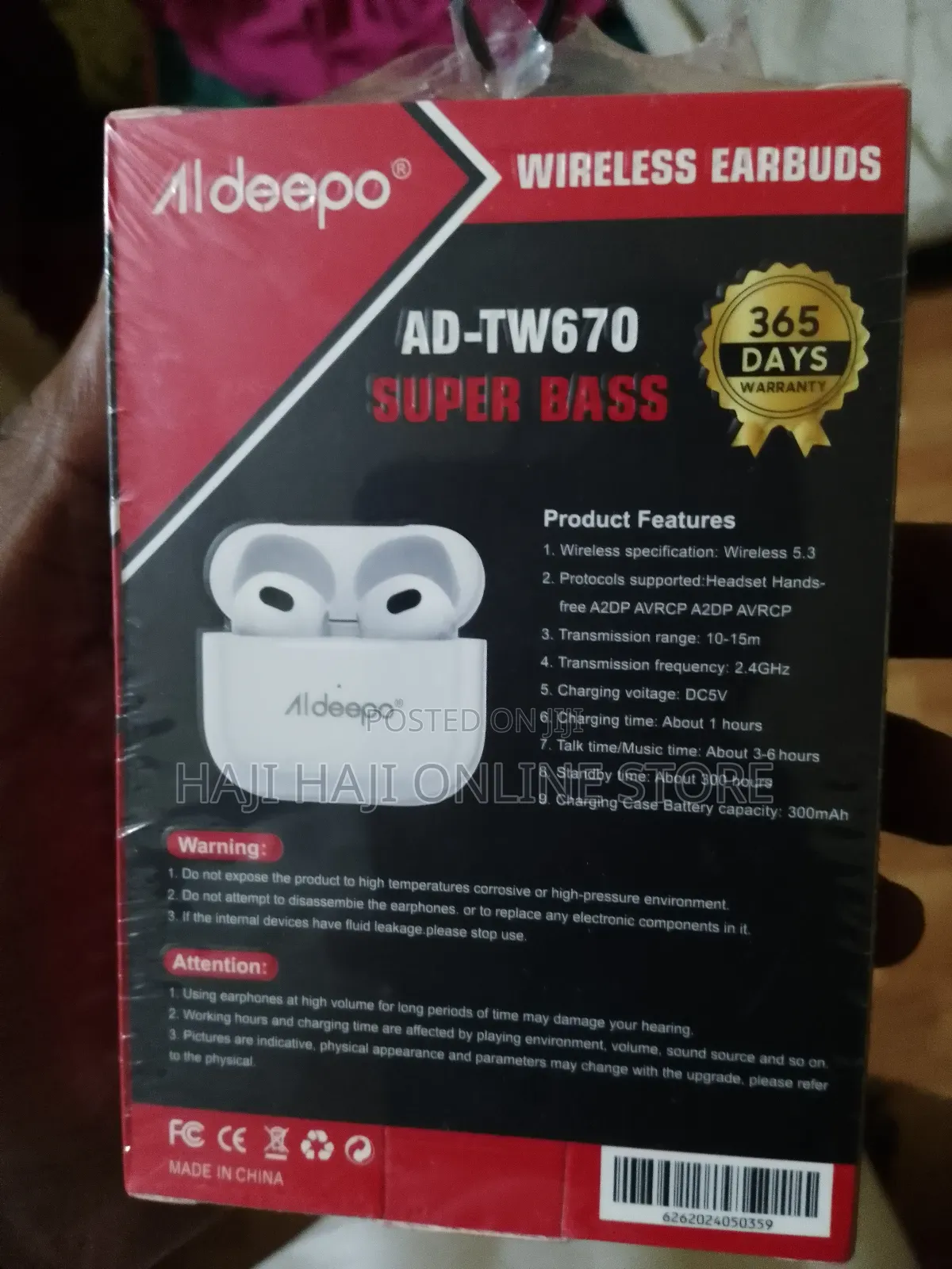 Aldeepo Earbuds