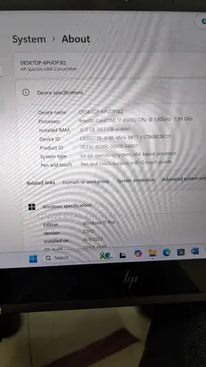 Laptop HP Spectre Xt 13 16GB Intel Core I7 SSD 1T
