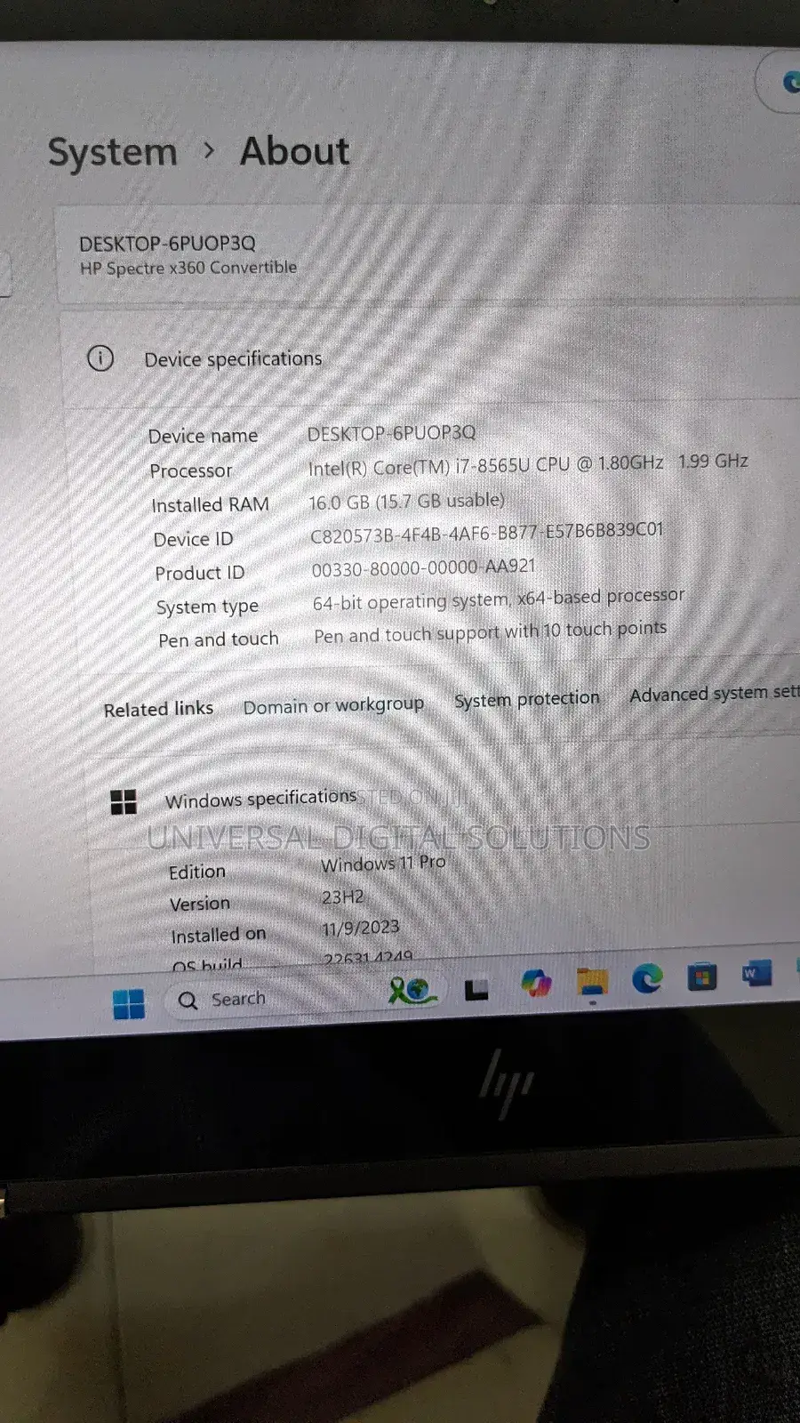 Laptop HP Spectre Xt 13 16GB Intel Core I7 SSD 1T