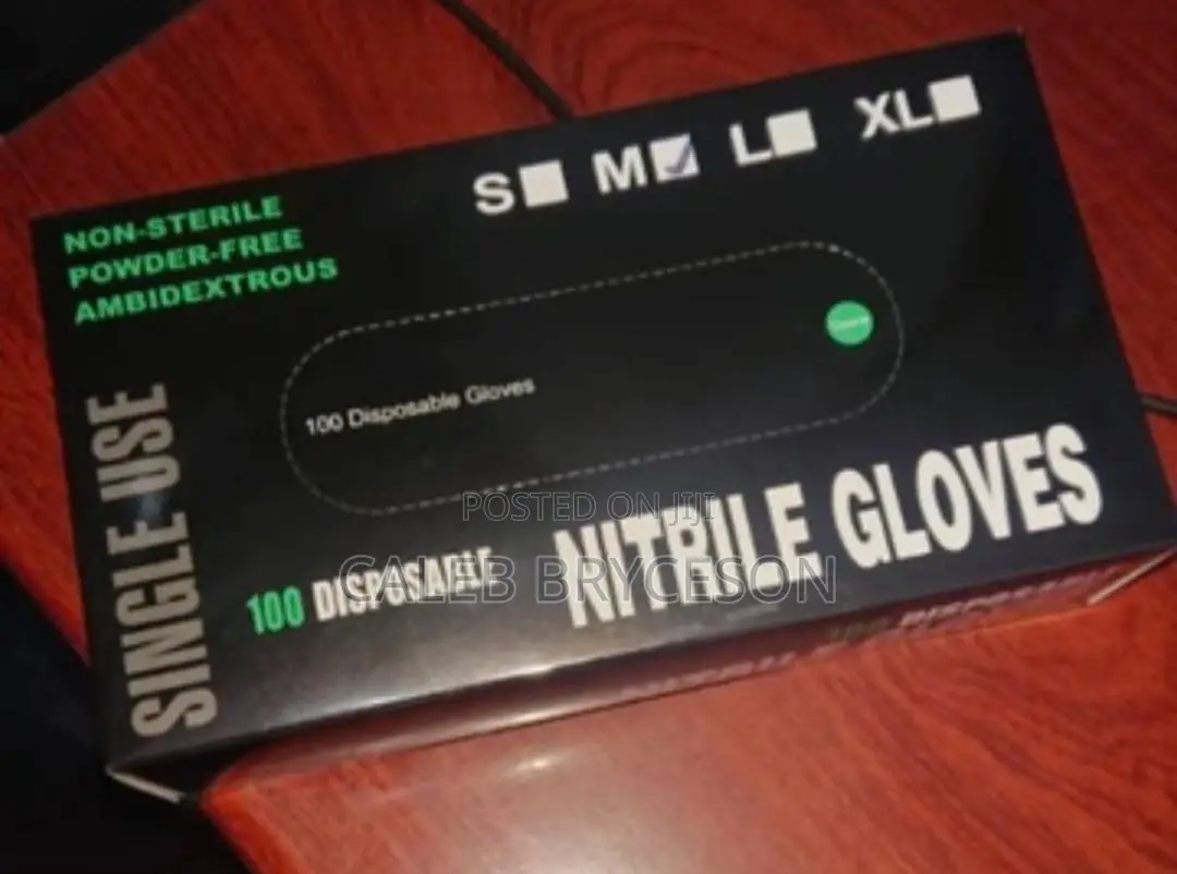 Black Nitrile Gloves