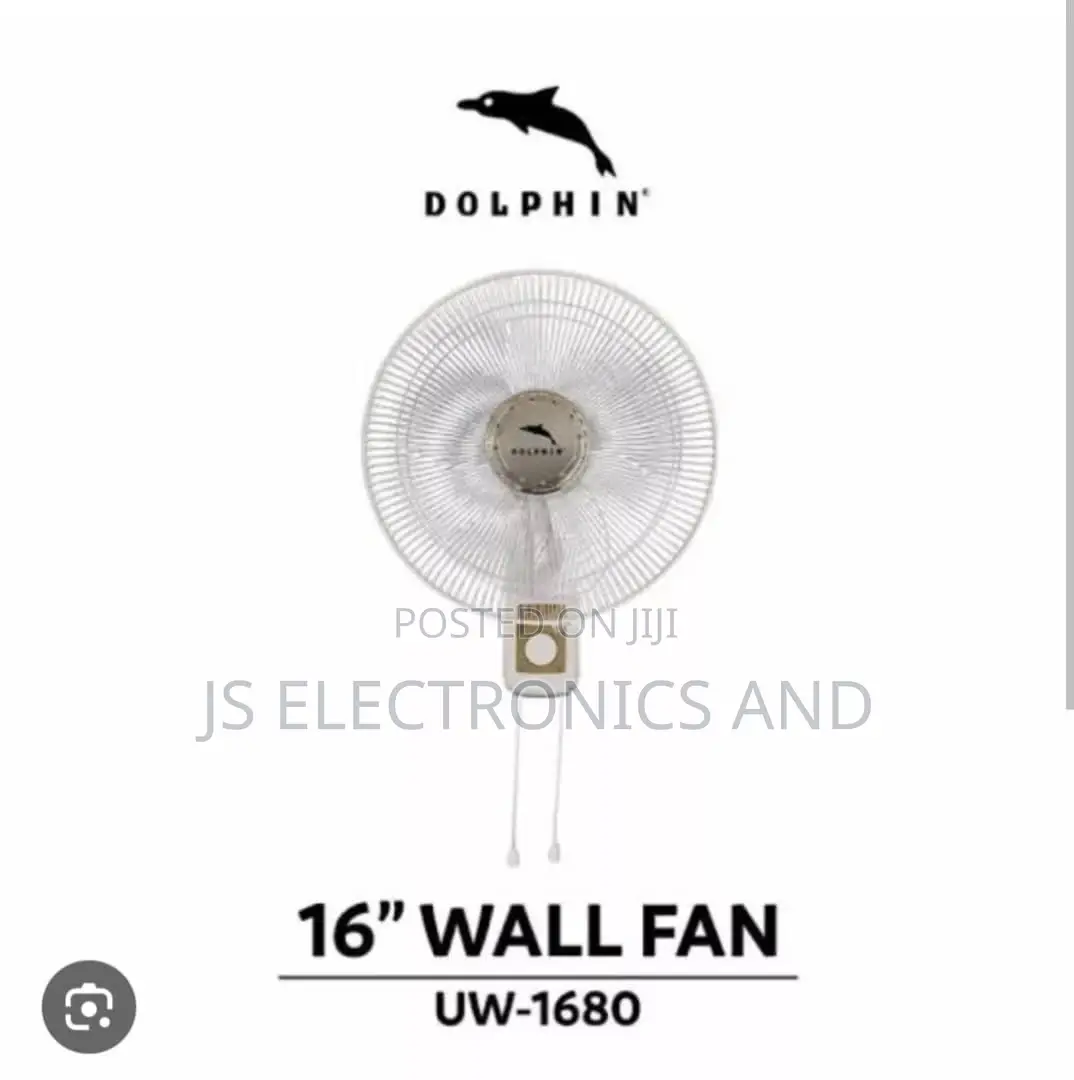 Dolphin  Wall Fan Size 16 Ya Kisasa Kabisa
