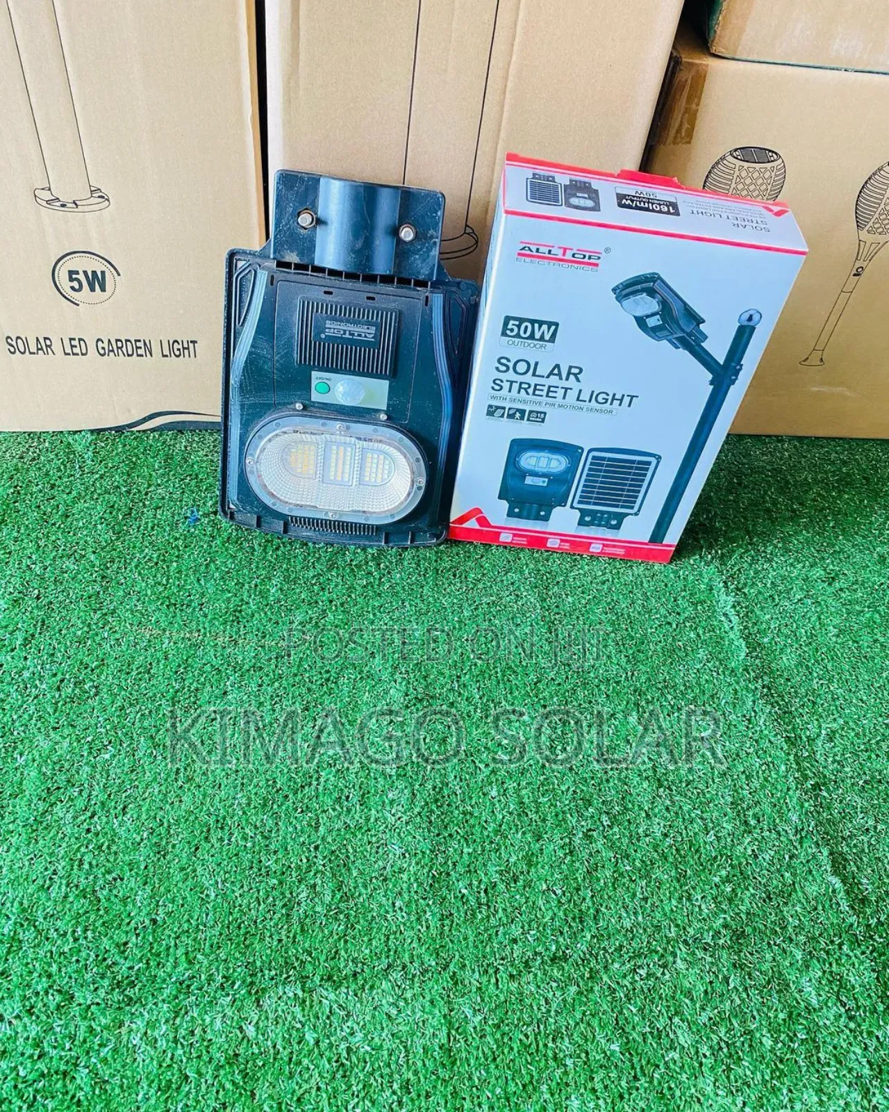 TAA SOLAR 50w: Street Light Bei Nafaa Mwanga Wa Uhakika NJE