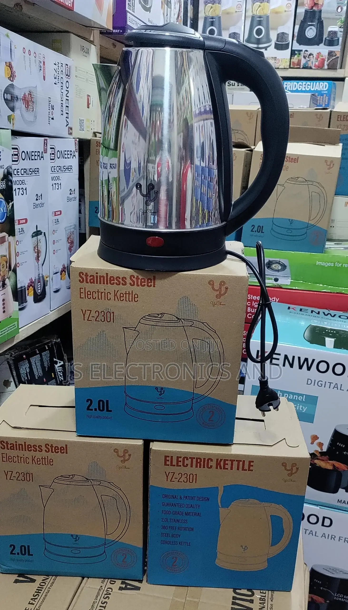 Electric Kettle YIMO 2.0L. Jagi La Kuchemshia Maji