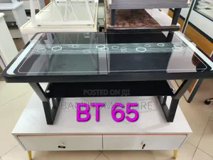 Meza Ya Marble Glass