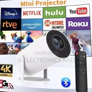 Mini Project Smart Projector UHD Ina Support Bluetooth