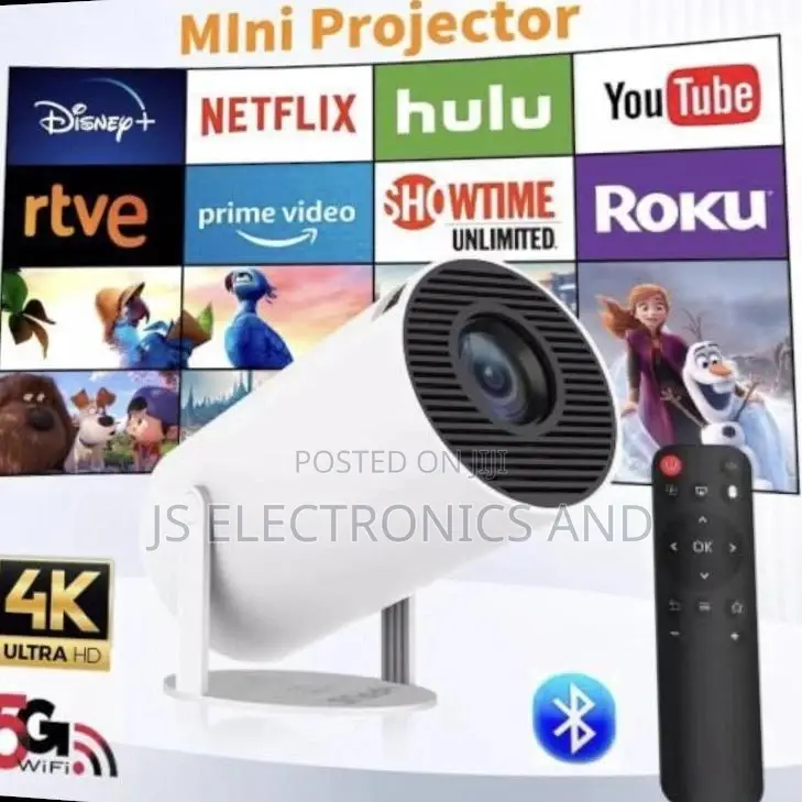 Mini Project Smart Projector UHD Ina Support Bluetooth