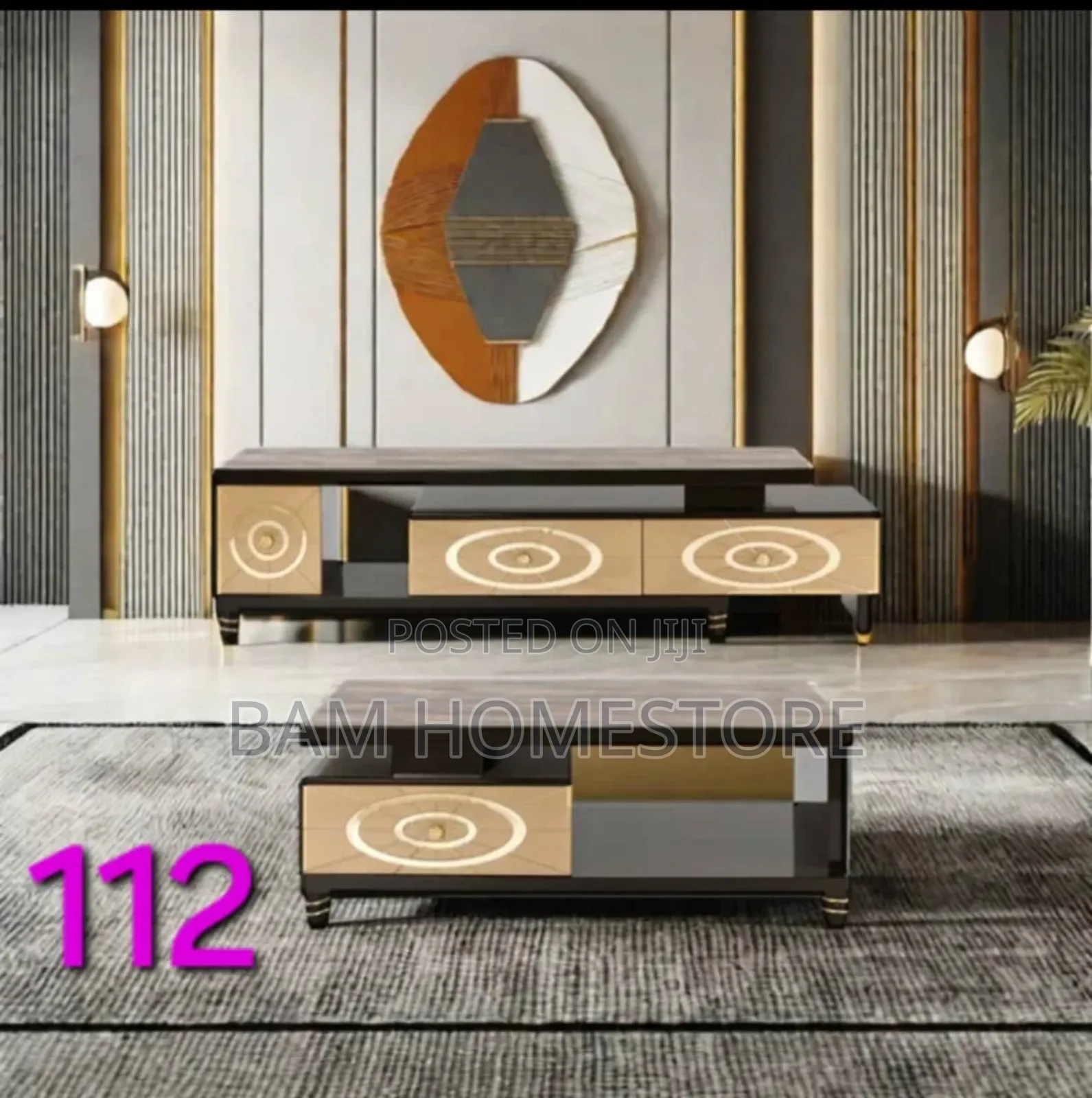 Elegant Tv Showcase+ Coffee Table