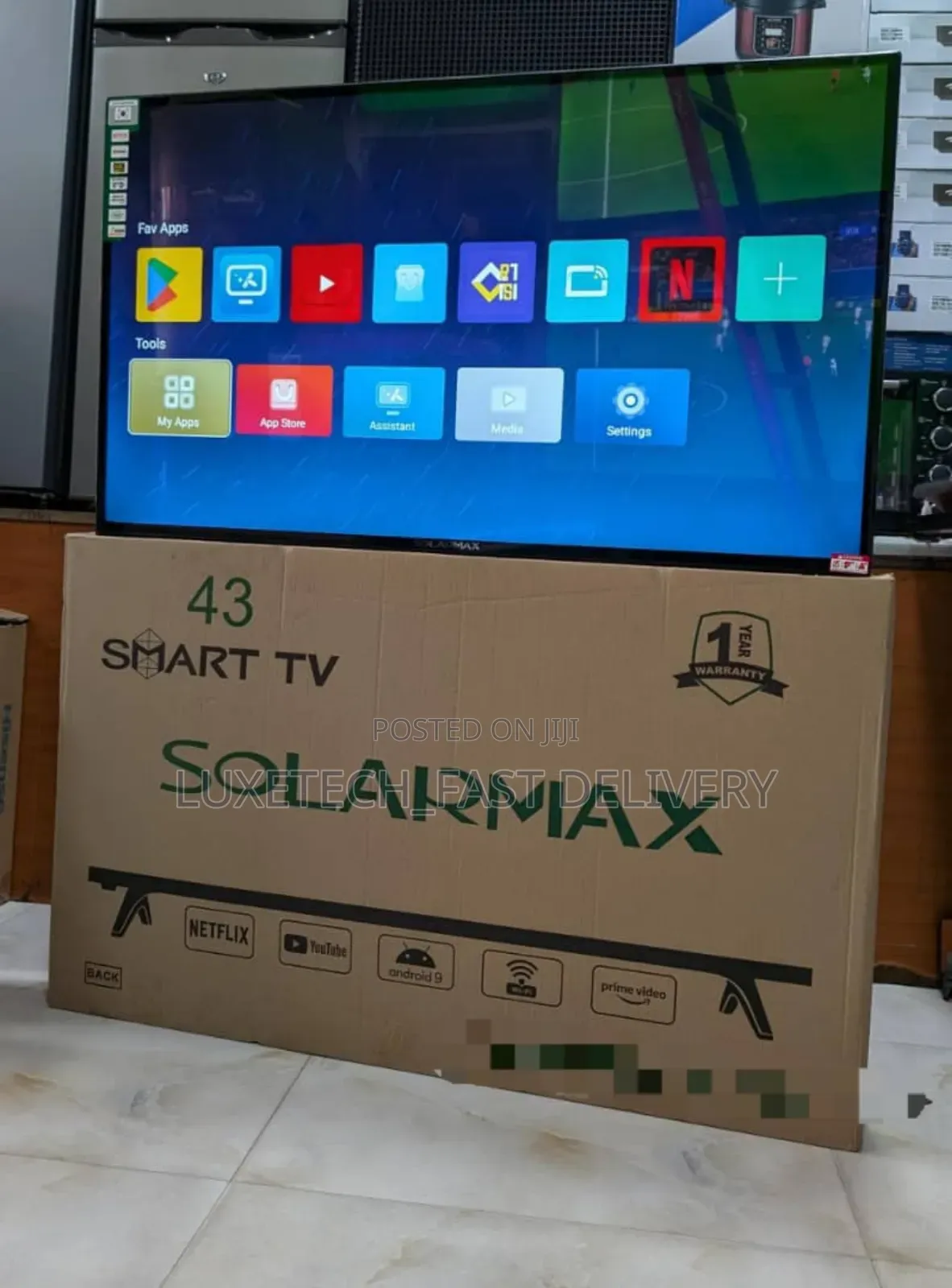 Solarmax 43 Inch Smart Tv Frameless