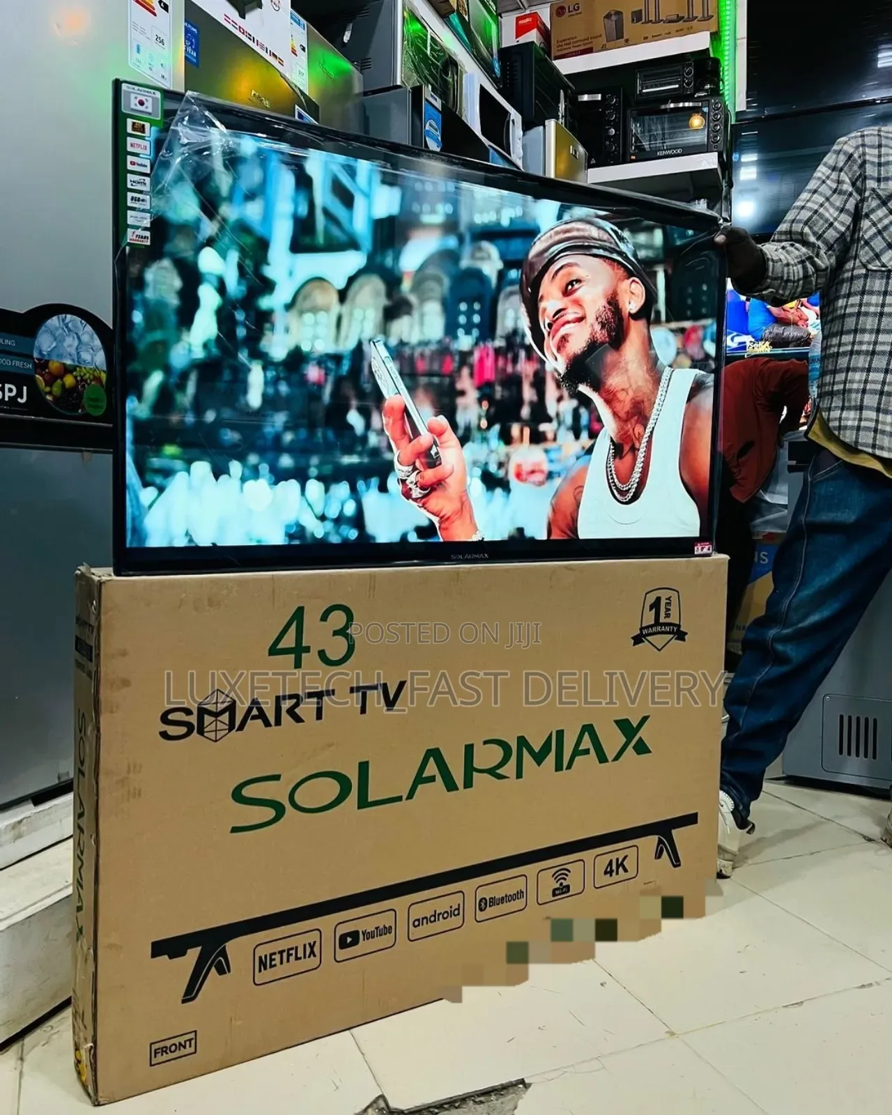 Solarmax 43 Inch Smart Tv Frameless