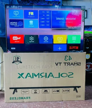 Solarmax 43 Inches Smart TV With Bluetooth