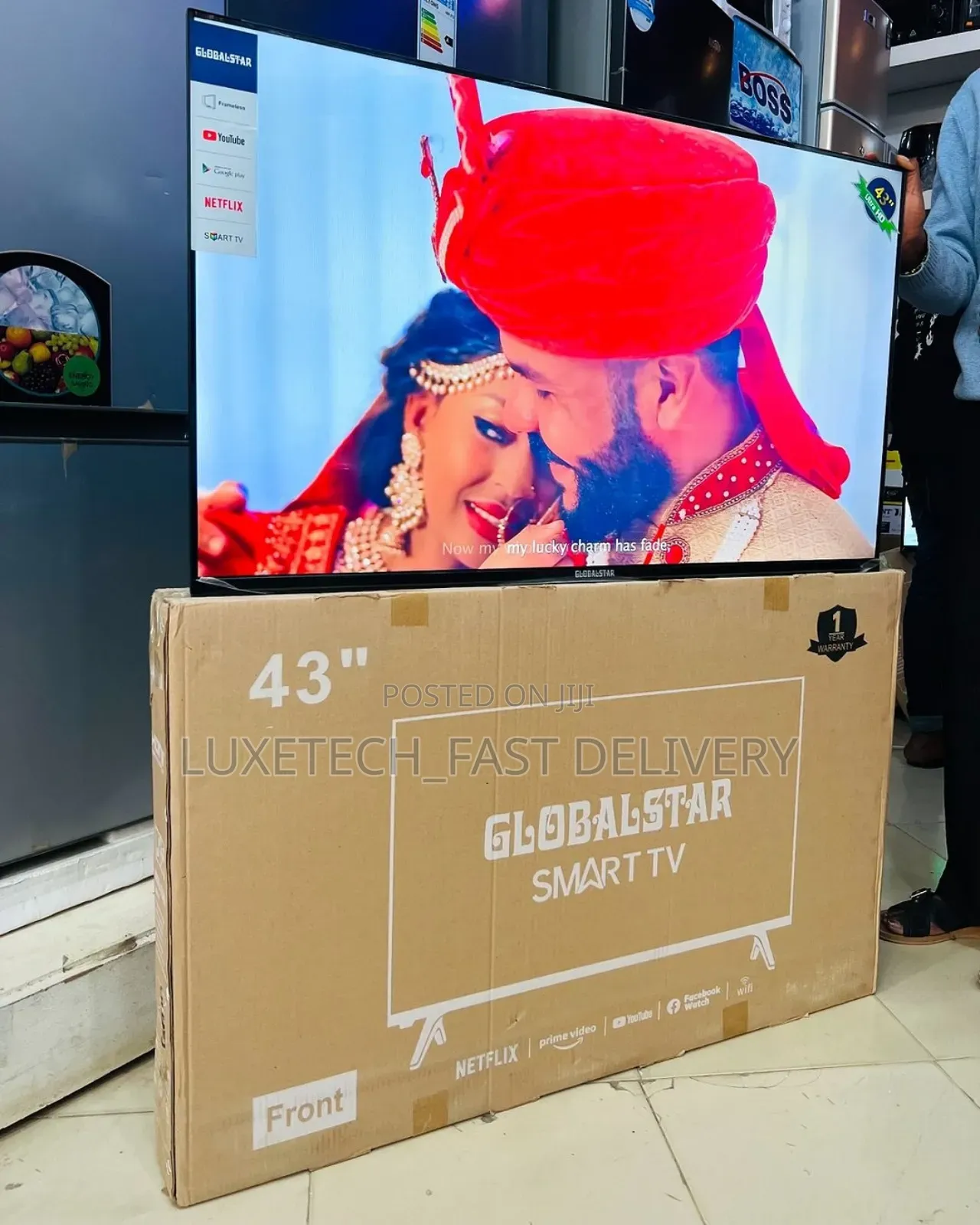 Global Star 43 Inches Smart TV Frameless