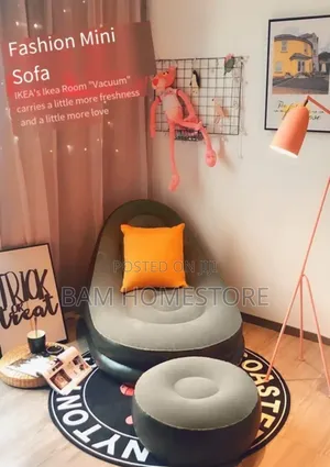 Airsofa+ Round Stool With Pump
