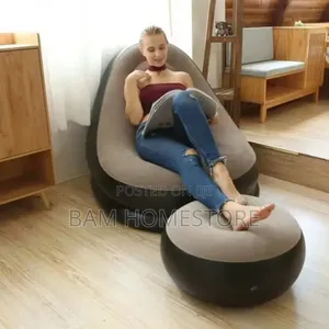 Airsofa+ Round Stool With Pump