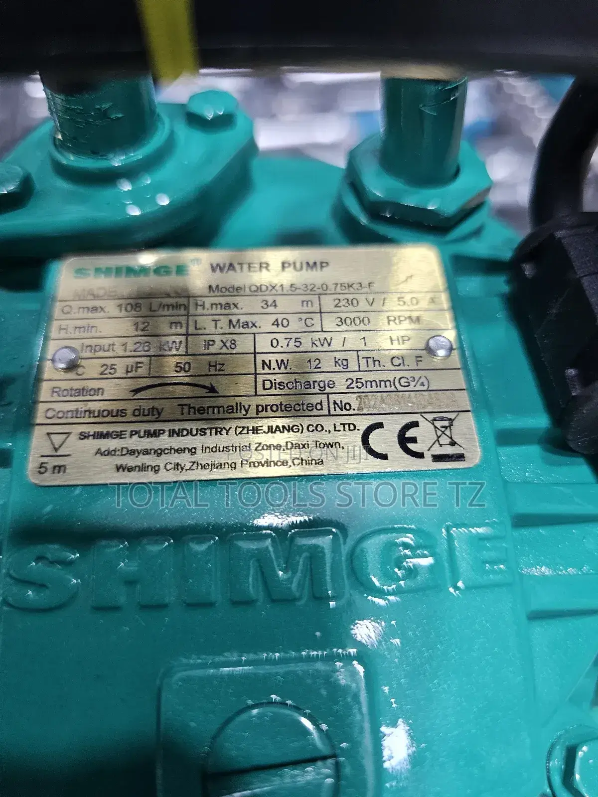Shimge Marine Pump 1.0hp