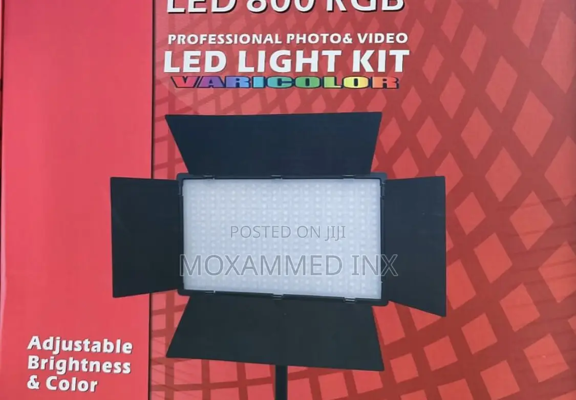 LED 800 RGB Professional Photo Video LED Light KIT Vivrobo