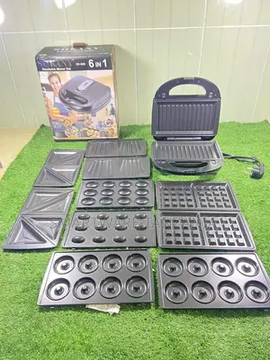 Sandwich Maker 6-in-1, Waffle Iron, Contact Grill, Panini