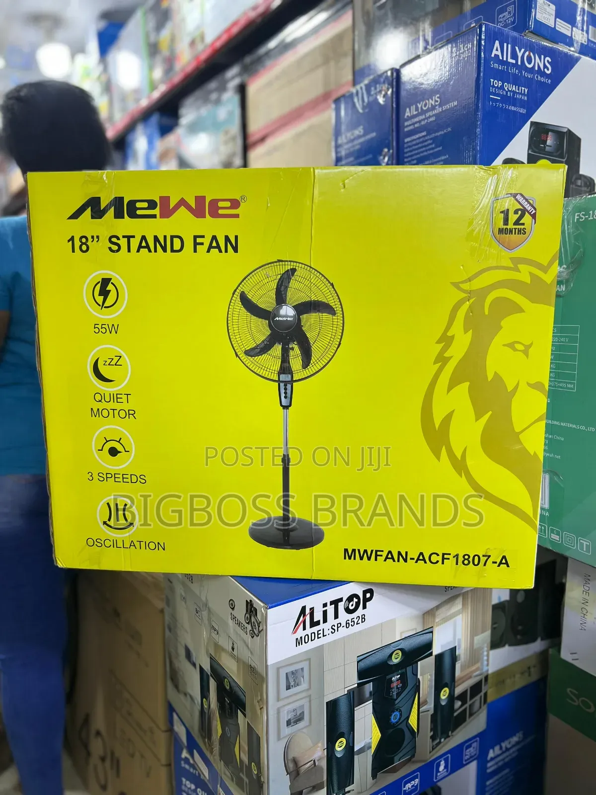 Mewe Fan Size 18