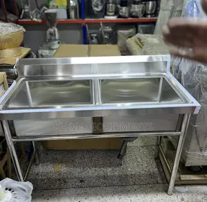 Stainless Steel Commercial Kitchen Double Bowl Sink