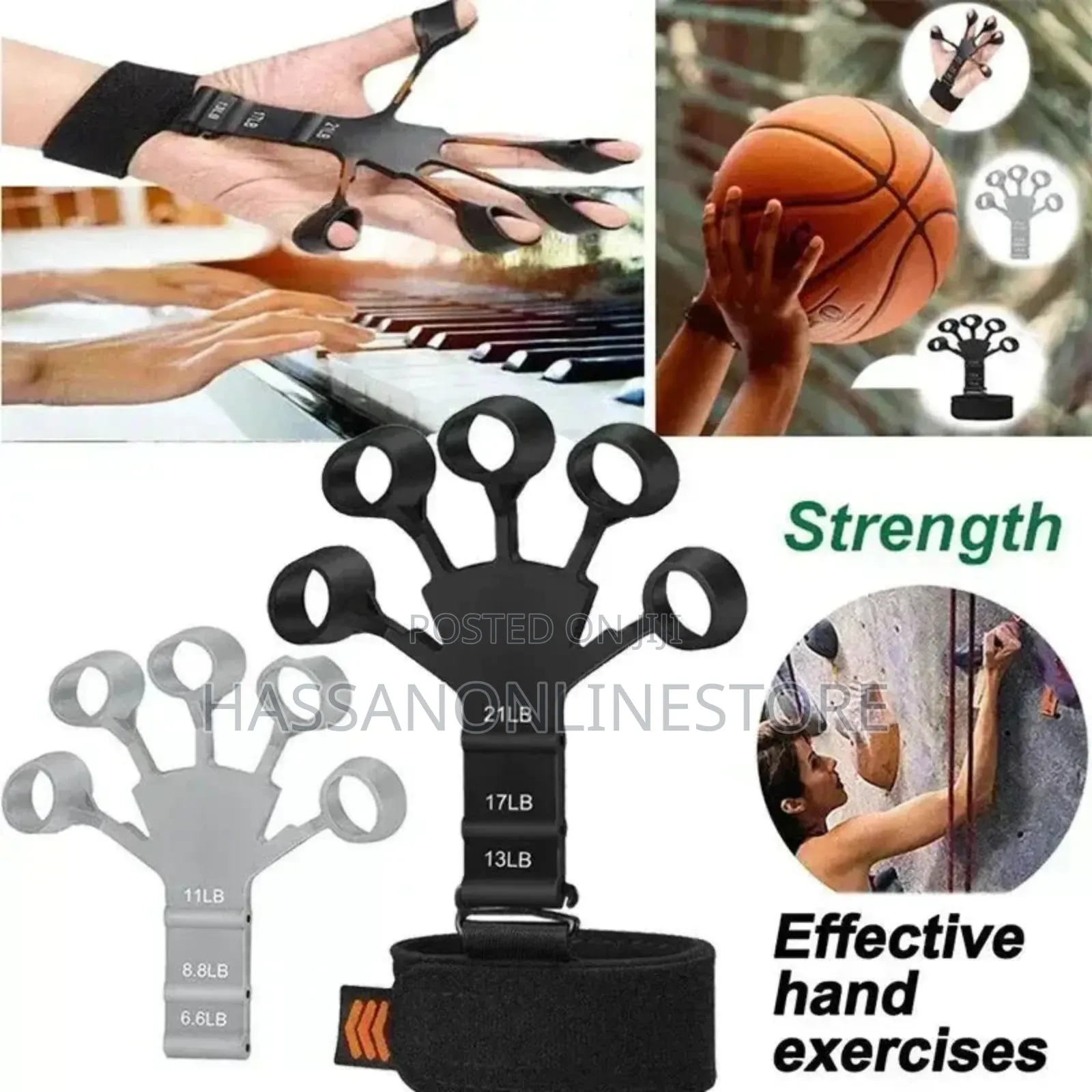 Gripster,Finger Strengthener and Grip Strength Trainer